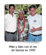 Mike and Alan and King of Samoa